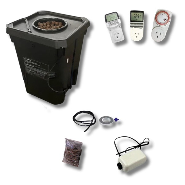 27L DWC Deep Water Culture System with Timer-Off Grid Living Supplies