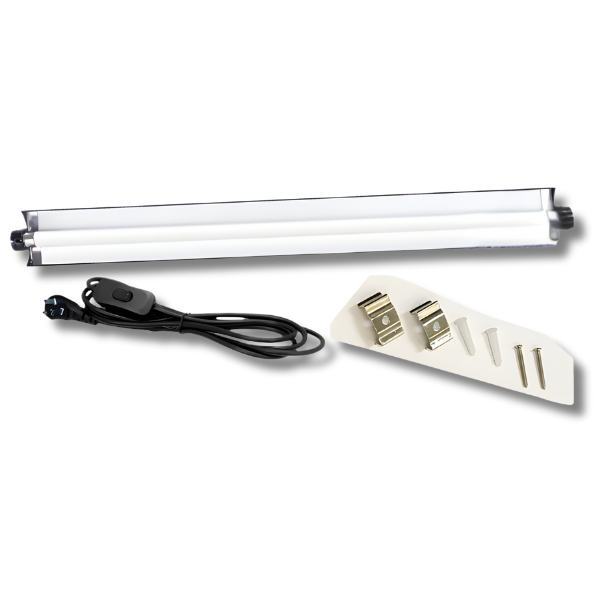 2FT 24W T5 Fluorescent Grow Light 2700K with Nano Reflector-Off Grid Living Supplies