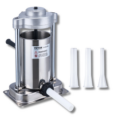2L Manual Vertical Sausage Stuffer - 304 Stainless Steel-Off Grid Living Supplies Australia