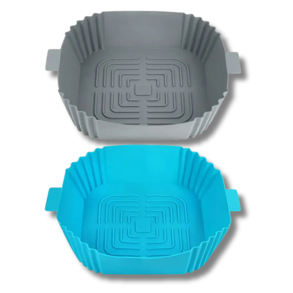 2Pc Dishwasher & Oven Safe Silicone Air Fryer Liners-Off Grid Living Supplies Australia