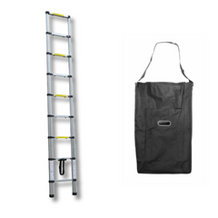 2.0m Foldable Telescopic Ladder + Carry Bag-Off Grid Living Supplies Australia