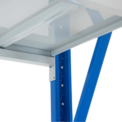 2.0m Wide Long Span Steel Storage Rack Shelving - 1 Bay 800kg Capacity-Off Grid Living Supplies Australia