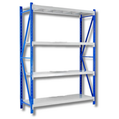 2.0m Wide Steel Storage Rack Shelving - 2000kg Capacity-Off Grid Living Supplies Australia