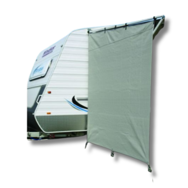 2.1m x 2.05m Privacy End Caravan Ropes & Pegs-Off Grid Living Supplies Australia