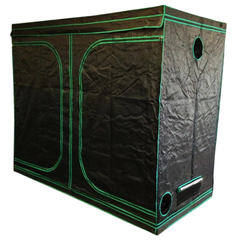 2.4m Grow Tent with 3 CFL Wing Shade Cool Grow Lights and 6" Ventilation-Off Grid Living Supplies