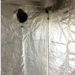 2.4x1.2x2m Mylar Grow Tent with Metal Corners and Window-Off Grid Living Supplies