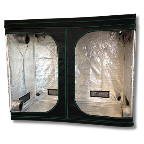 2.4x1.2x2m Mylar Grow Tent with Metal Corners and Window-Off Grid Living Supplies