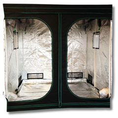 2.4x2.4x2.3m Extra High Mylar Grow Tent with Solid Metal Frame-Off Grid Living Supplies