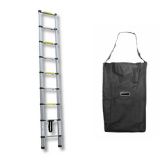 2.6m Foldable Telescopic Ladder + Carry Bag-Off Grid Living Supplies Australia