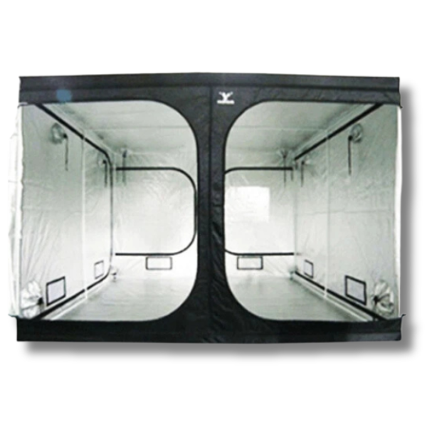 2.9x2.9x2.3m Smart Grow Tent with Metal Frame-Off Grid Living Supplies