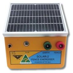 2km Solar-2 Solar Powered Electric Fence Energiser for Farm & Livestock - Thunderbird-Off Grid Living Supplies Australia