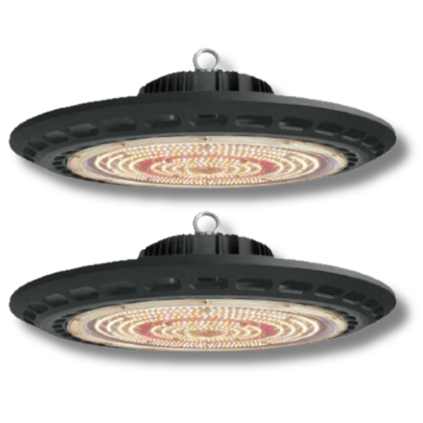 2x 100W Full Spectrum UFO LED Grow Lights High Output-Off Grid Living Supplies