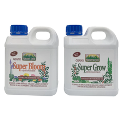 2x 1L Super Bloom Grow Nutrient Diluting Kit with 21L Bucket & 2L Jug - Nature's Own-Off Grid Living Supplies