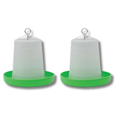 2x 1.5kg Poultry Feeders for Chickens & Birds-Off Grid Living Supplies Australia