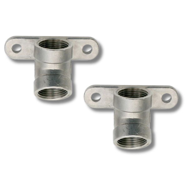 2x 20mm 45° Water Brackets for Pig & Poultry - Wet Feeder Use-Off Grid Living Supplies Australia