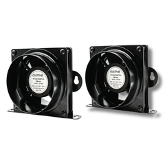 2x 4" Inline Axial Fans for Ventilation or Grow Tent Exhaust-Off Grid Living Supplies