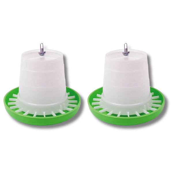 2x 5kg Poultry Feeders for Chickens & Hens-Off Grid Living Supplies Australia