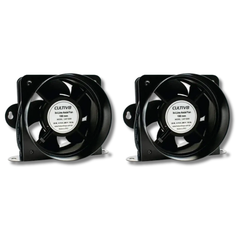 2x 6" 150mm Inline Axial Silent Fans for Ventilation-Off Grid Living Supplies