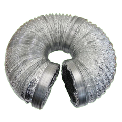 2x 6" 152mm Flexible Dual Aluminium Foil Low Noise Fan Duct-Off Grid Living Supplies