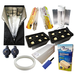2x 6 Pot Aeroponics Systems with HPS / MH Cooltube Lighting & 600W Ballast in 1.2m Grow Tent-Off Grid Living Supplies