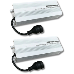2x 600W Electronic Ballasts for HPS / MH Lamps-Off Grid Living Supplies