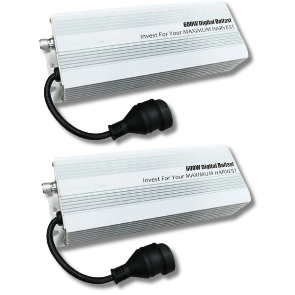 2x 600W Electronic Ballasts for HPS / MH Lamps-Off Grid Living Supplies