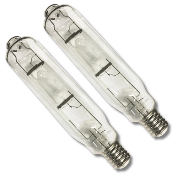2x 600W MH Retro Style Vegetative Grow Lamps (HPS Ballast Compatible)-Off Grid Living Supplies