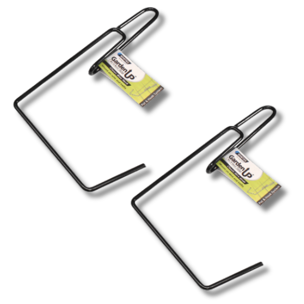 2x Classic Pot Wire Hook Vertical Garden Planters for Herbs & Vegetables - Garden Up-Off Grid Living Supplies Australia