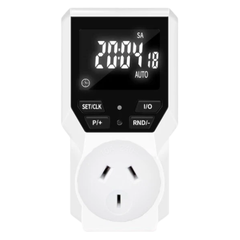 2x Digital Timer AU Plug with Random Function for Hydroponics-Off Grid Living Supplies