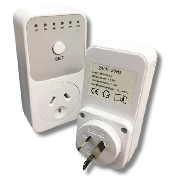 2x Digital Timer Switch 240V Automation Power Socket Electric Countdown Timer-Off Grid Living Supplies