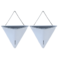2x Hanging Self-Watering Wall Garden Flower Pots K104-Off Grid Living Supplies