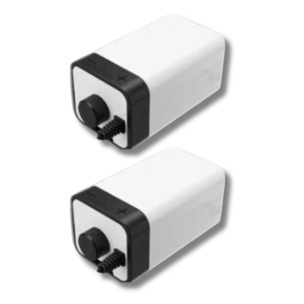 2x Premium Air Pumps with Air Stones for Oxygenation in Fish Tanks 2.5L/min-Off Grid Living Supplies