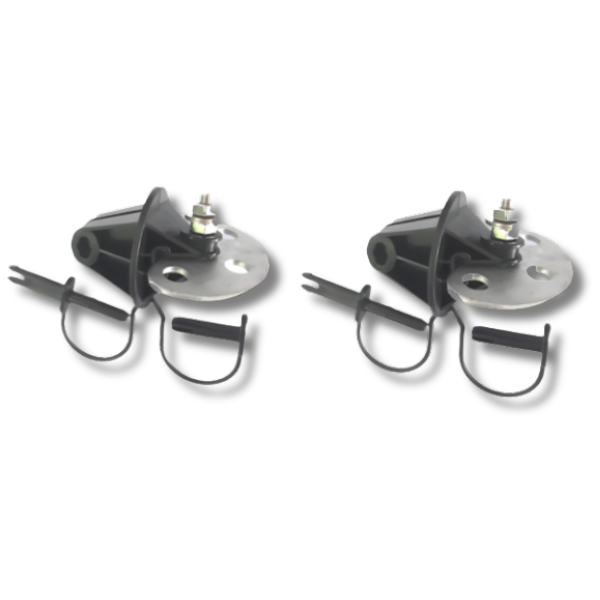 2x Steel Post Pinlock Gate Activator Anchors for Electric Fence Gate Breaks & Isolators-Off Grid Living Supplies Australia