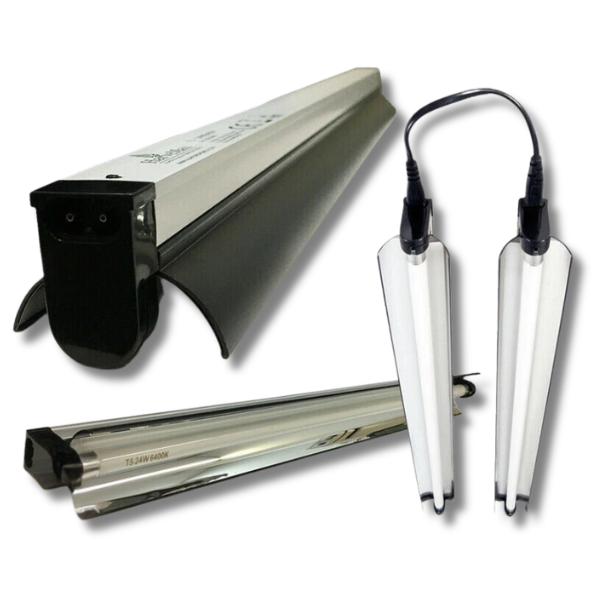 2x24W T5 Propagation Grow Light Nano Reflector Same as Arcadia-Off Grid Living Supplies