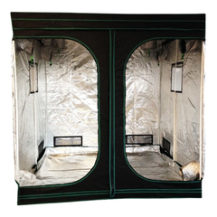 2x2x2m Grow Tent with 720W LED Light, 6 Inch Filter and Inline Ventilation Kit-Off Grid Living Supplies