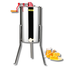 3 Frame Manual Honey Extractor - Stainless Steel-Off Grid Living Supplies Australia