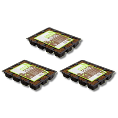 3 Pack 12 Cell Coco Plug Cutting Trays - Eazy Plug-Off Grid Living Supplies