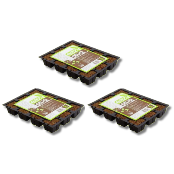 3 Pack 12 Cell Coco Plug Cutting Trays - Eazy Plug-Off Grid Living Supplies