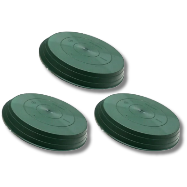 3 Pack Round Plant Pot Drip Trays Durable Indoor Outdoor-Off Grid Living Supplies
