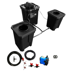 3 Pot 27L Square DWC Deep Water Culture System-Off Grid Living Supplies