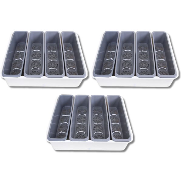 3 Sets Self-Watering Auto Feeding Smart Vegetable Grow Bed Pot Kits-Off Grid Living Supplies
