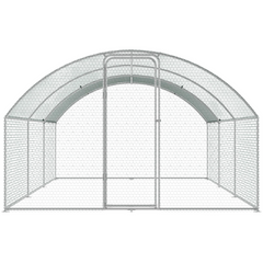 3 x 6 x 2m Metal Chicken Coop Walk-In Run with Waterproof Cover-Off Grid Living Supplies Australia