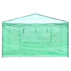 3.66m x 2.44m Walk-In Greenhouse Pop-Up with Roll-Up Doors & Windows - Portable Design-Off Grid Living Supplies