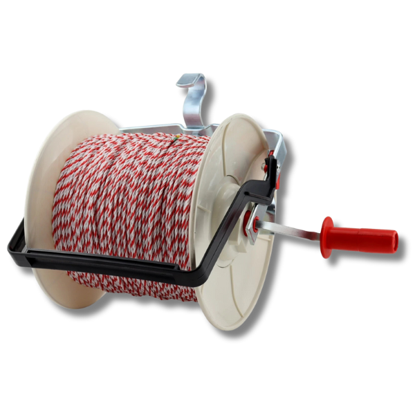 300m Thundercord Preloaded 3:1 Wind-Up Reel for Electric Fence - Thunderbird-Off Grid Living Supplies Australia