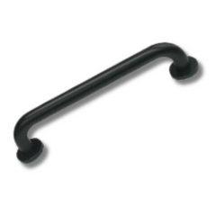 300mm Stainless Steel Grab Bar Black-Off Grid Living Supplies Australia