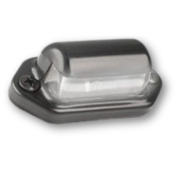 30BLM Licence Lamp Black 12 - 24V Pair Blister-Off Grid Living Supplies Australia