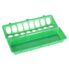 33cm Crown Flip Top Plastic Feeder for Poultry & Chickens-Off Grid Living Supplies Australia