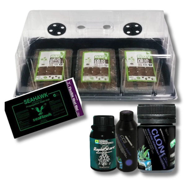36 Cell Seeding and Cloning Dome Tray with Heat Mat and Nutrients-Off Grid Living Supplies