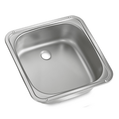 370 x 370mm Square Sink For Caravan & RVs-Off Grid Living Supplies Australia