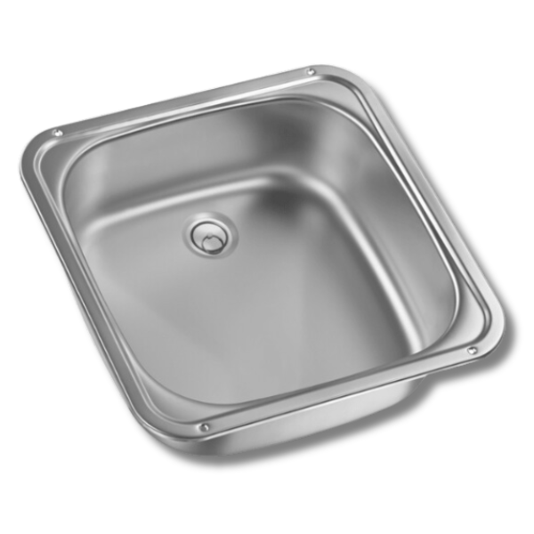 370 x 370mm Square Sink For Caravan & RVs-Off Grid Living Supplies Australia